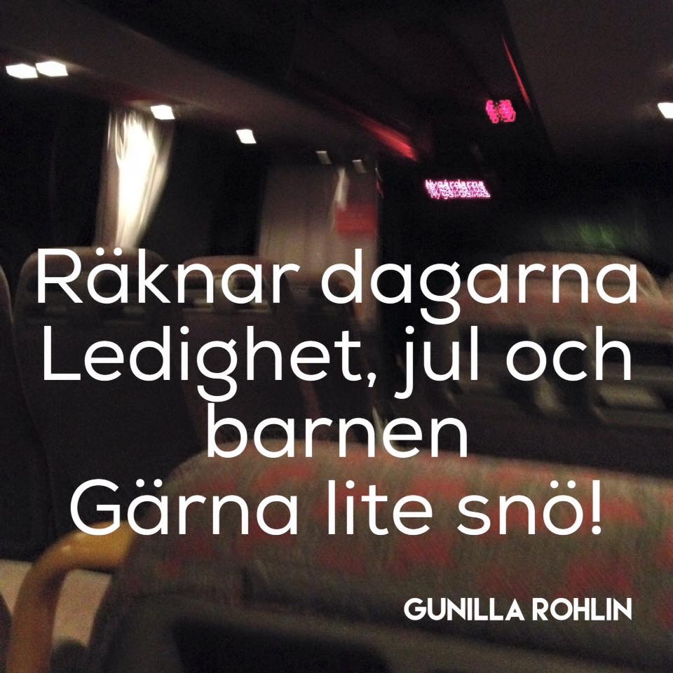 Räknar dagarna…